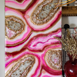 Resin Geode Artwork 16" x 24"